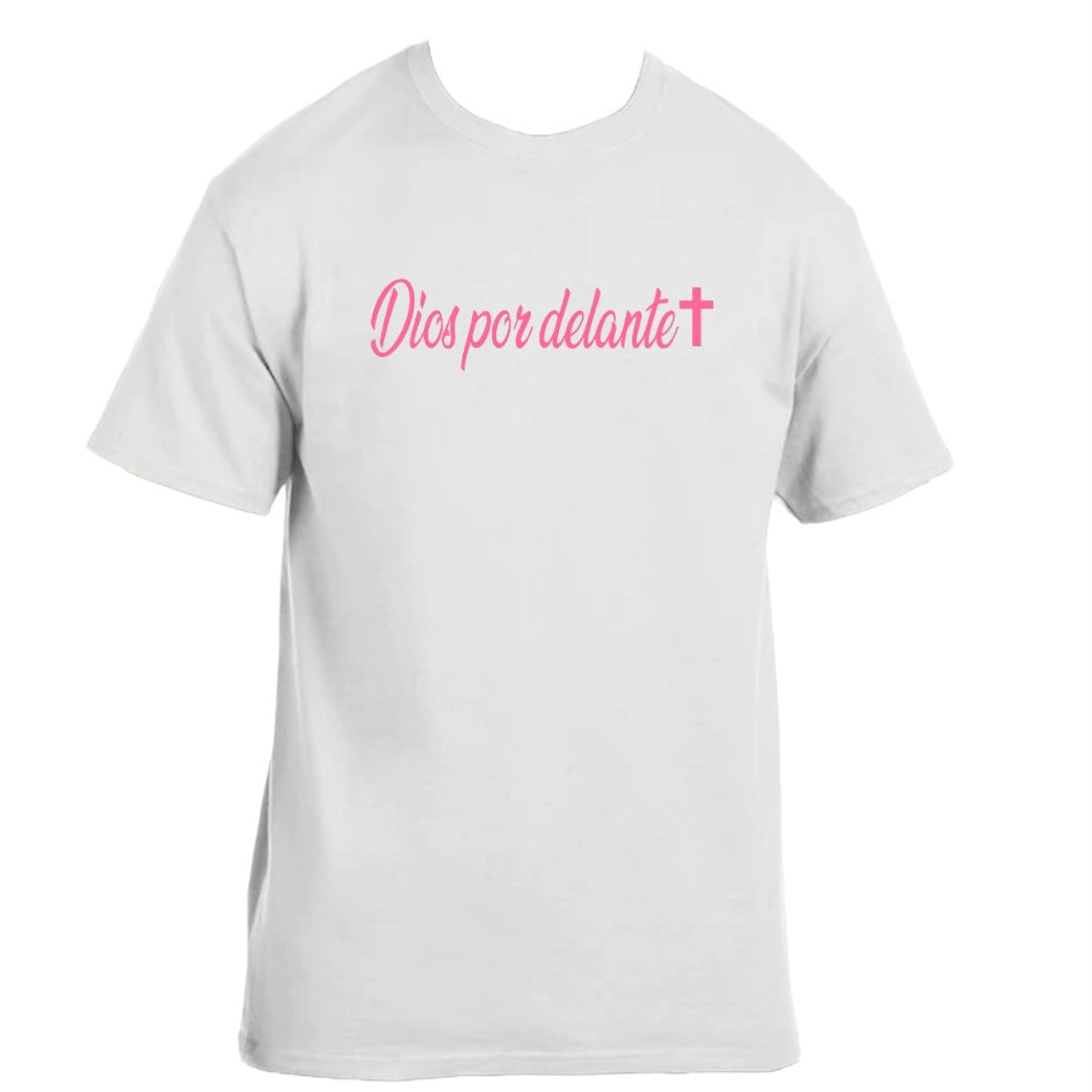 T-shirt Dios por delante