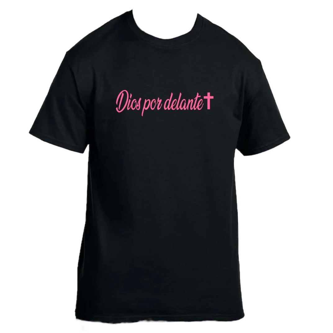 T-shirt Dios por delante
