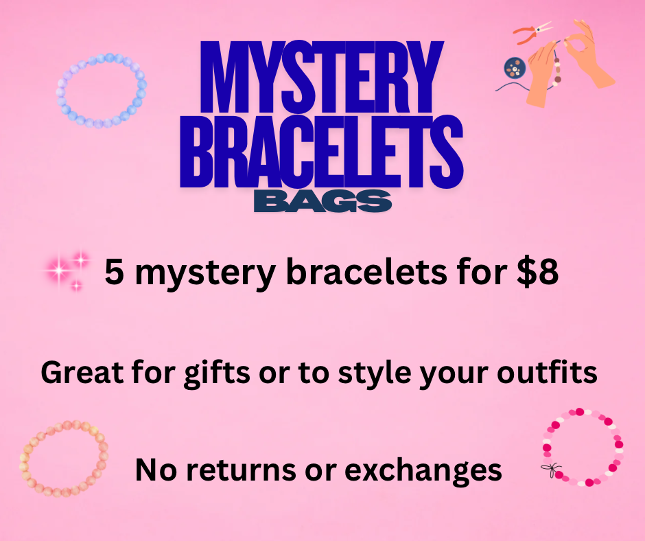 Mystery handmade bracelets bag (5 bracelets)