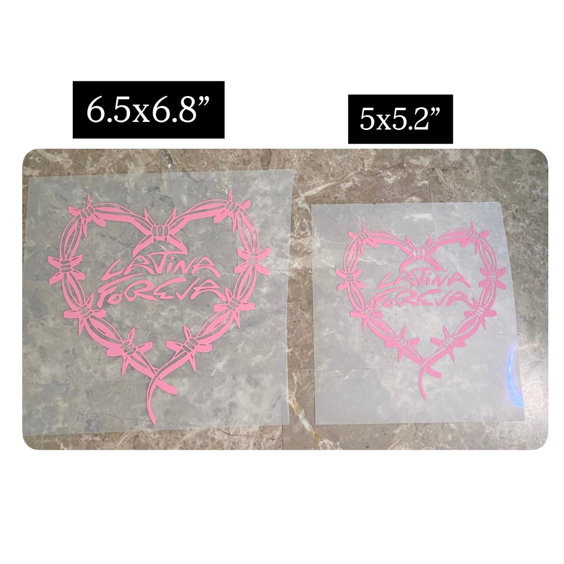 Decal- Full heart Latina foreva
