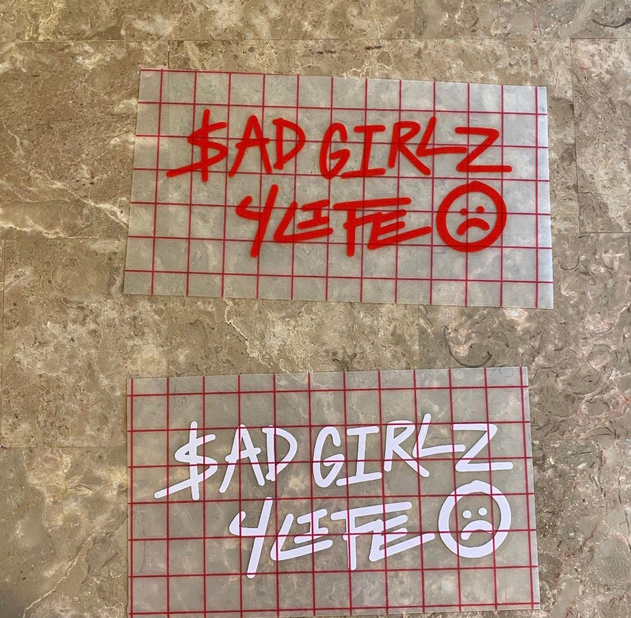 Decal Sad Boyz/Sad Girlz