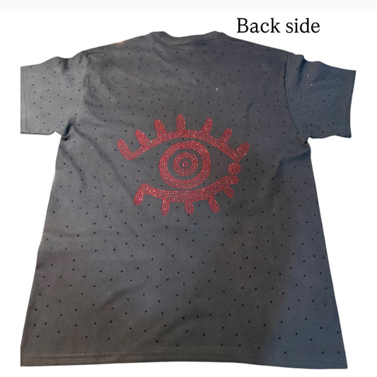 Rhinestones t-shirt Fuerza