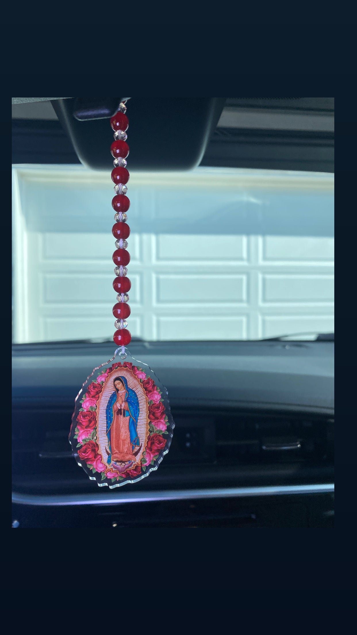 A- Guadalupe car charm