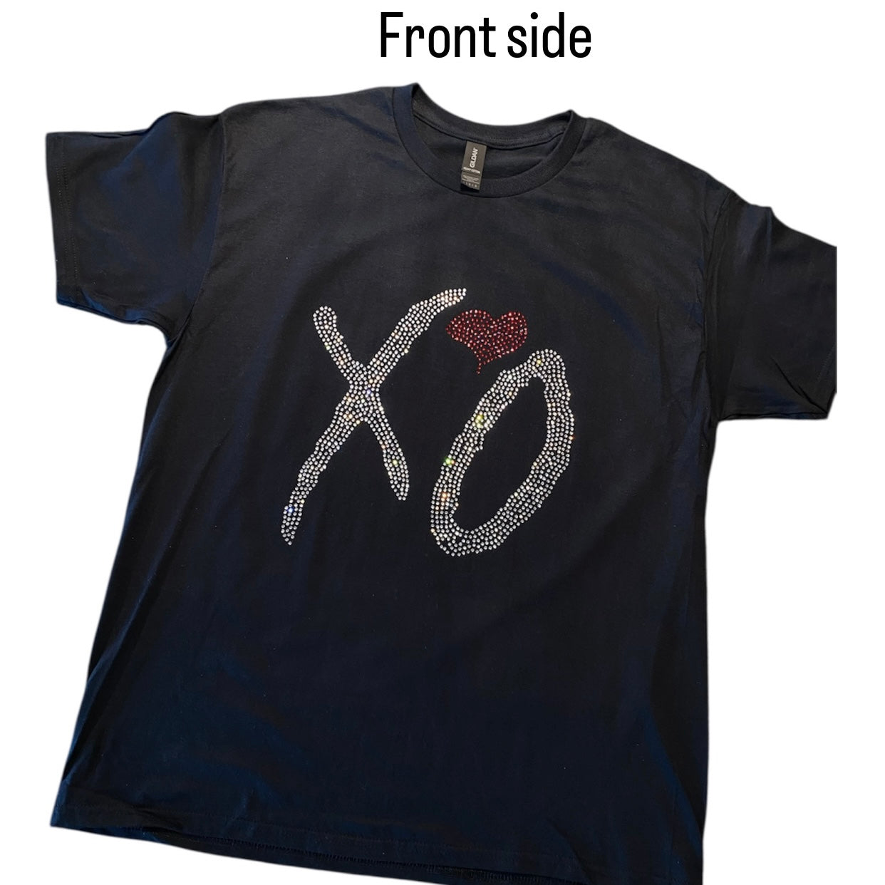 Rhinestones t-shirt -Weeknd & XO