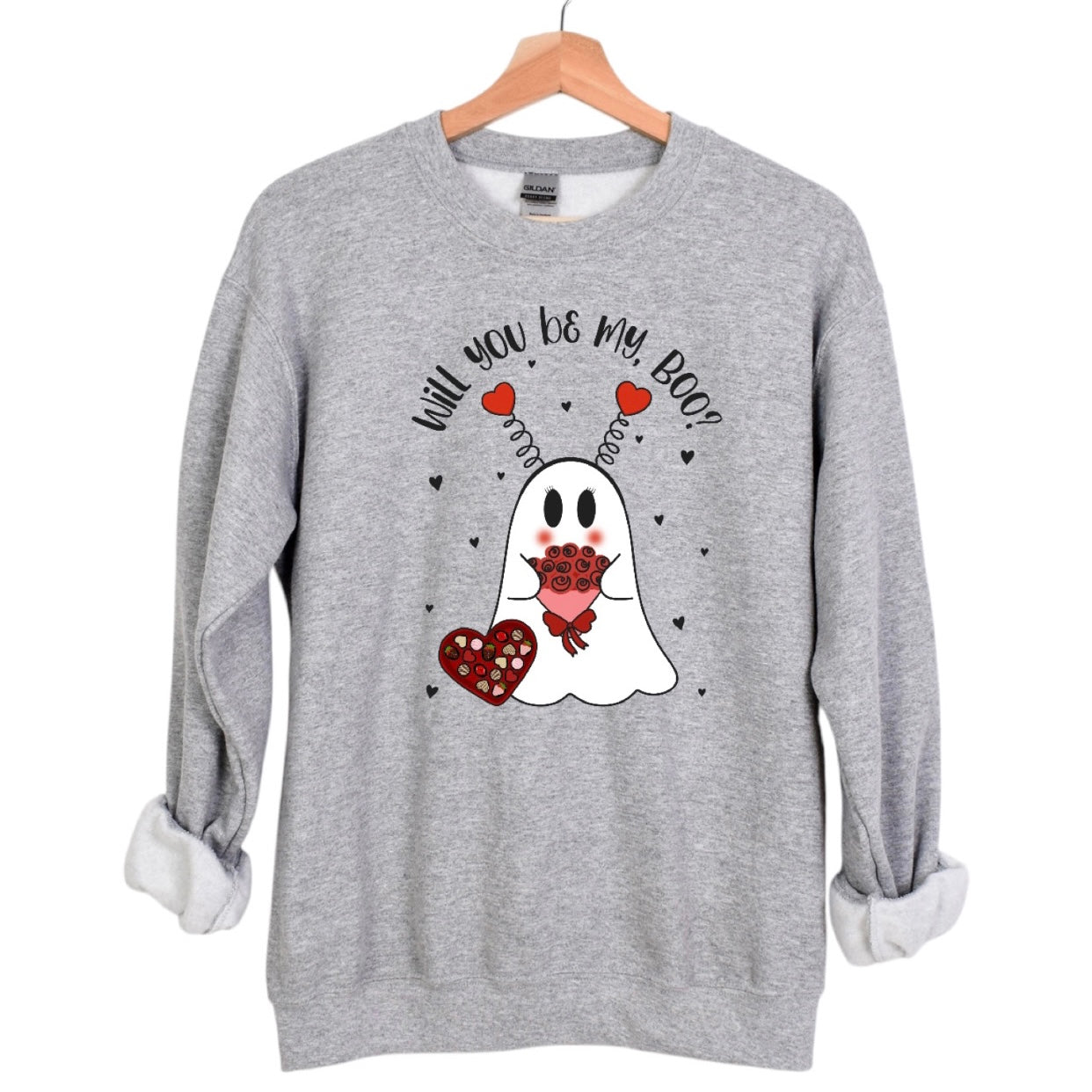 Crewneck will you be my boo