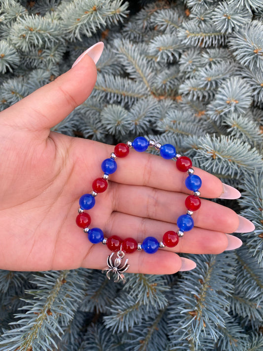 Handmade bracelet - Blue and Red SM