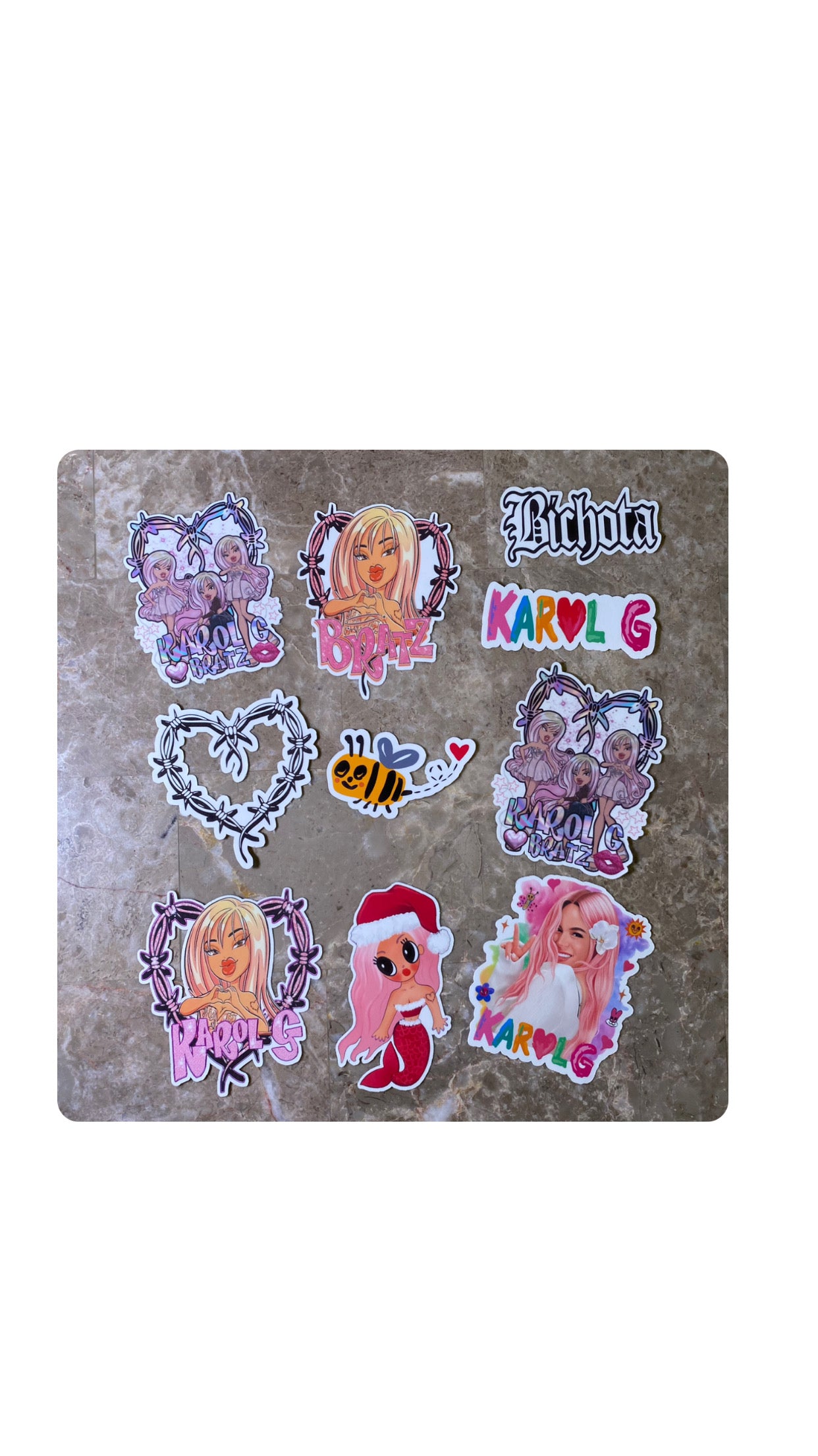 Karol G decor stickers