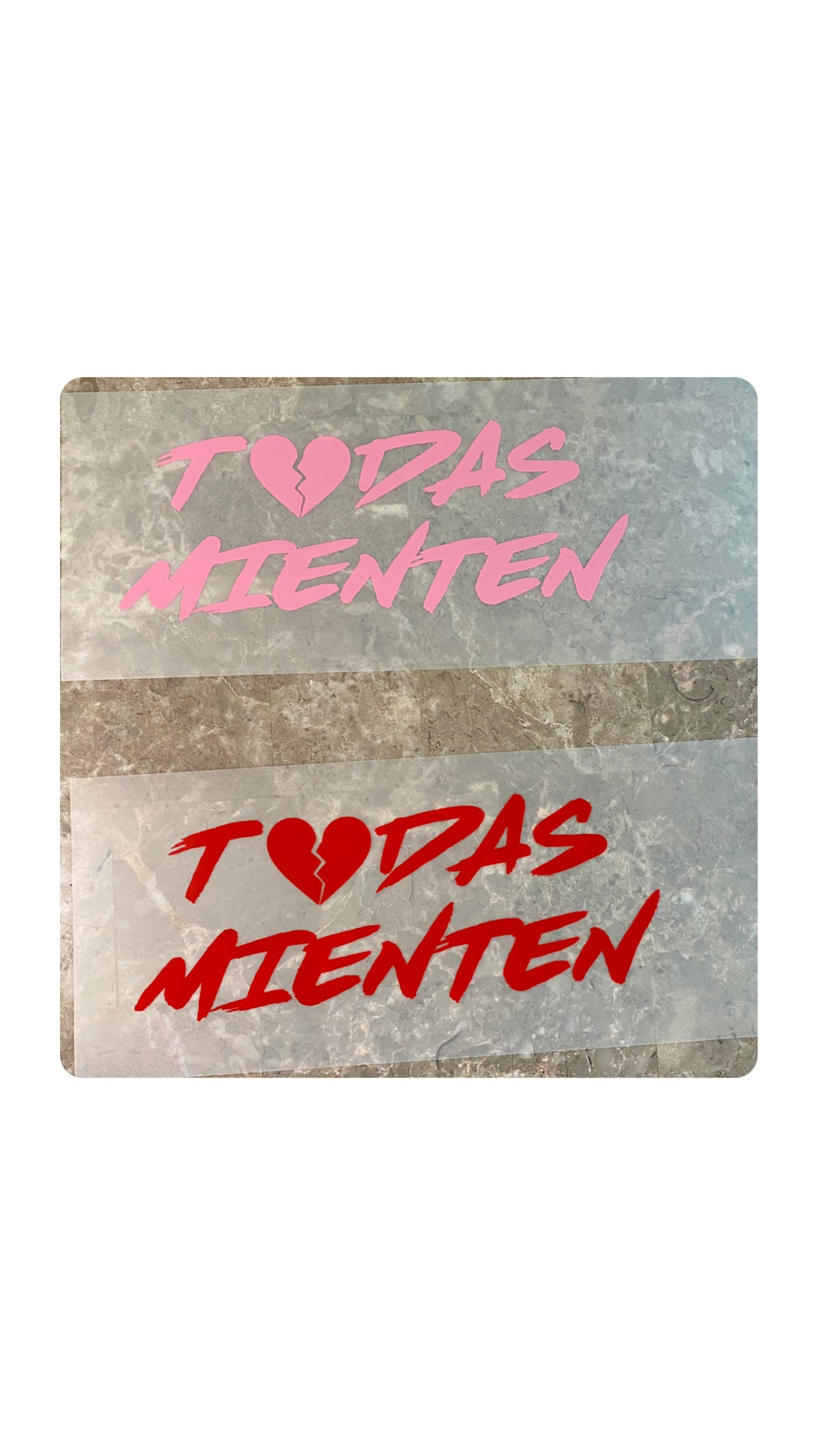 Car decal Tod@s mienten