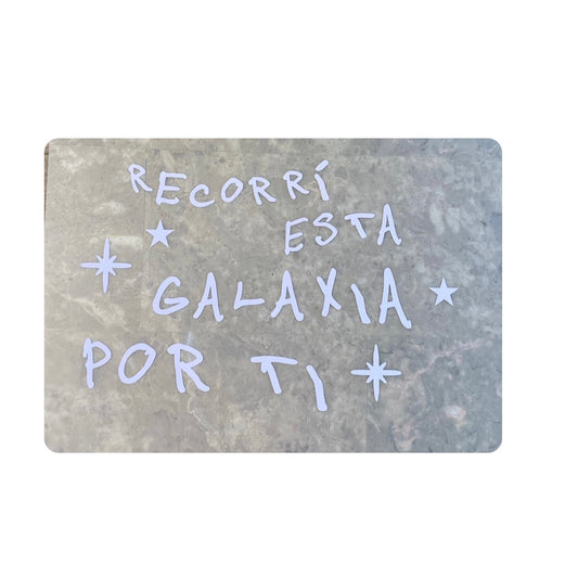 Decal Recorri esta galaxia por ti letters only