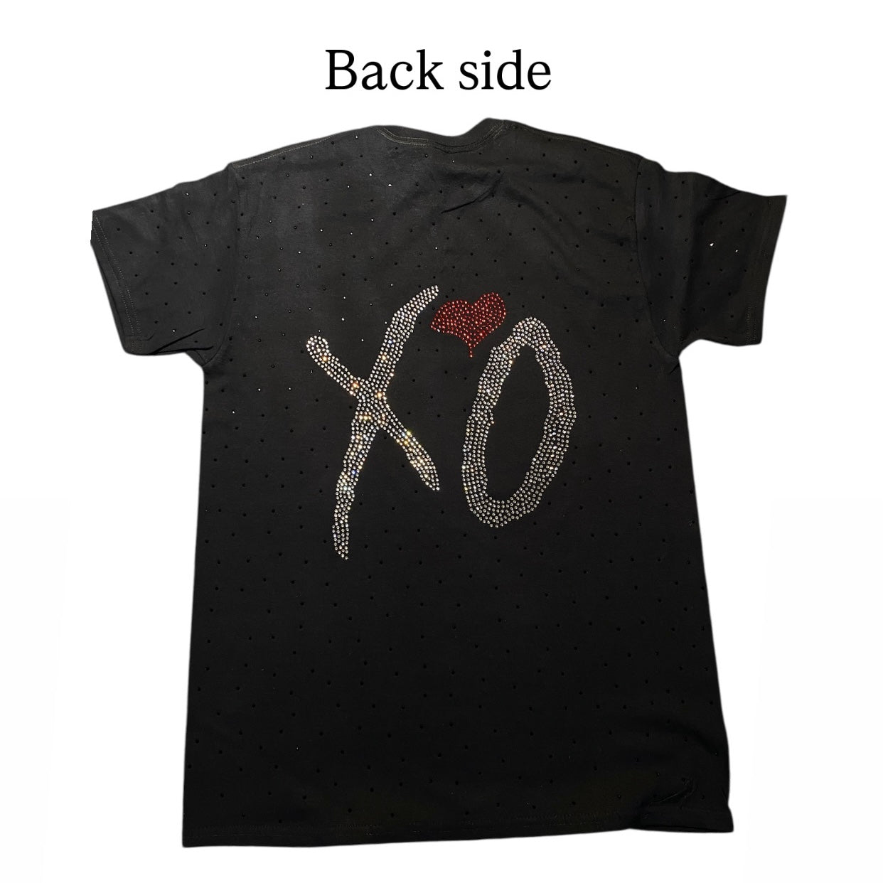 Rhinestones t-shirt - XO