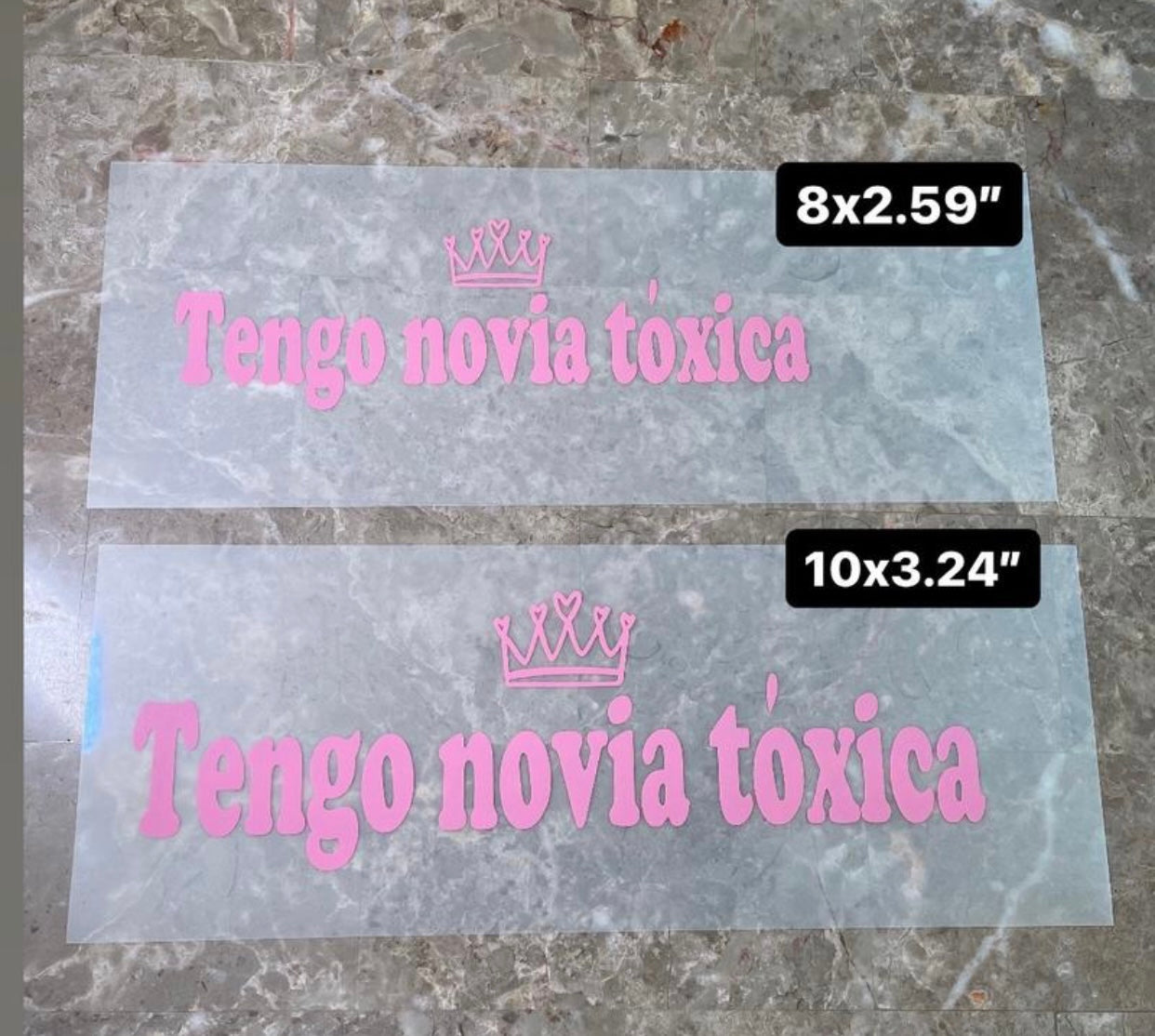 Decal tengo novia tóxica