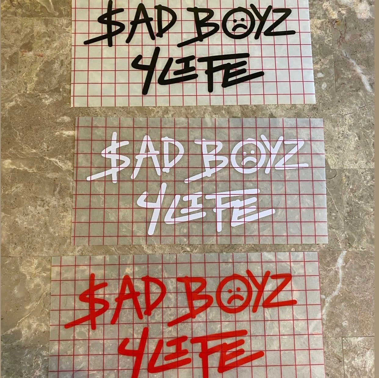 Decal  Sad Boyz/Sad Girlz