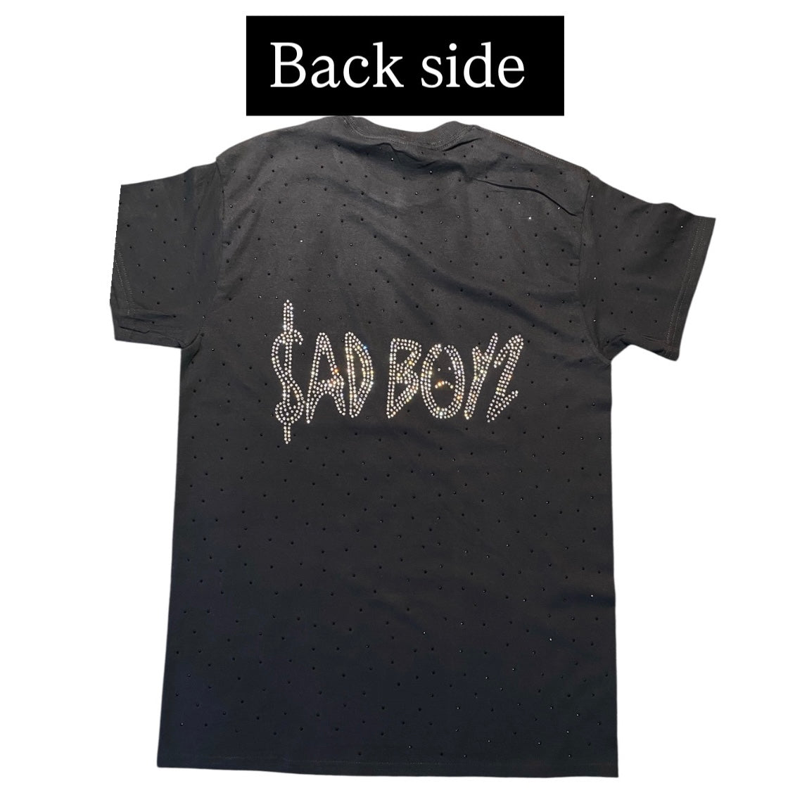 Rhinestones T-shirt-Sad Boyz