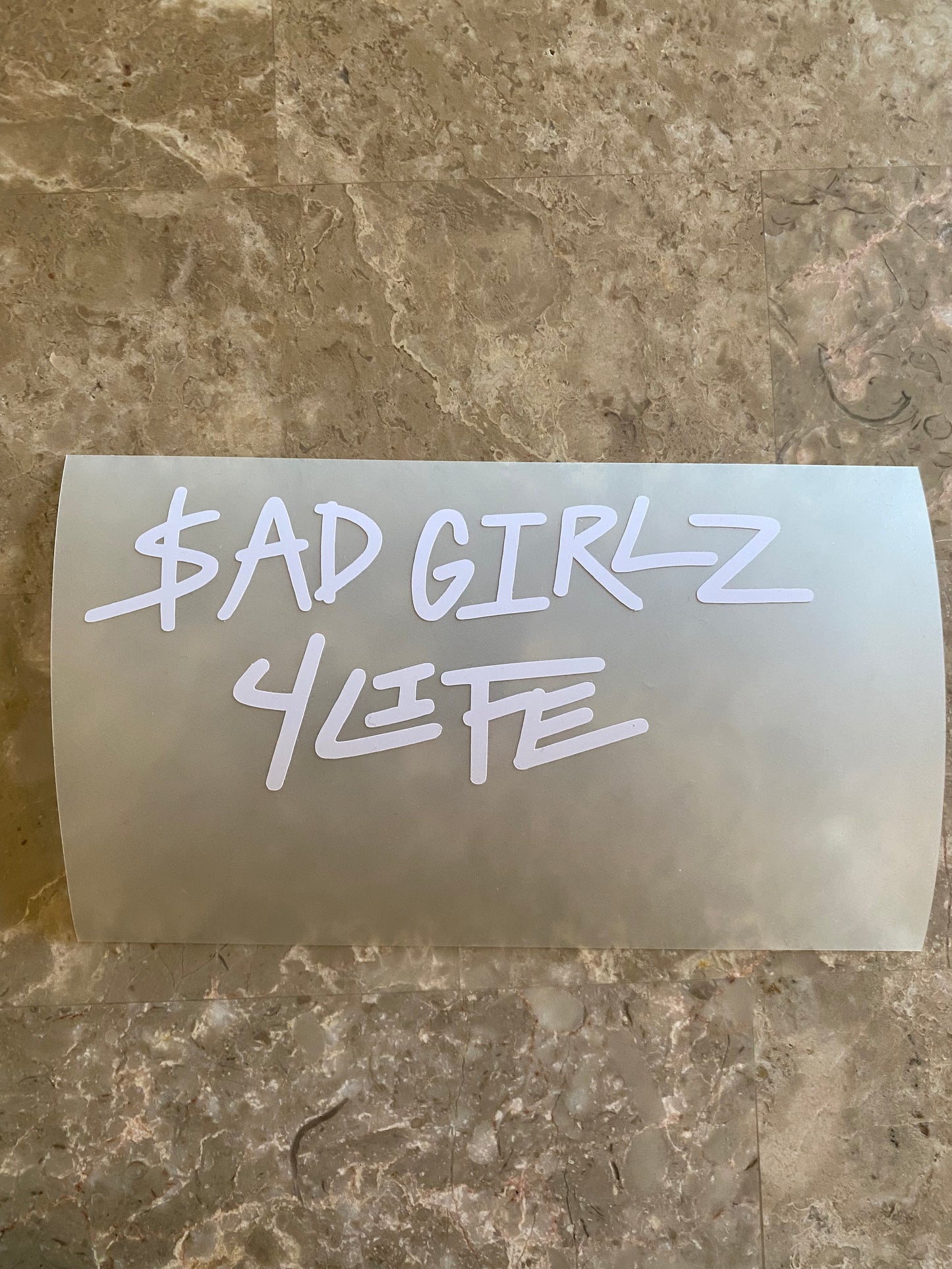 Decal  Sad Boyz/Sad Girlz