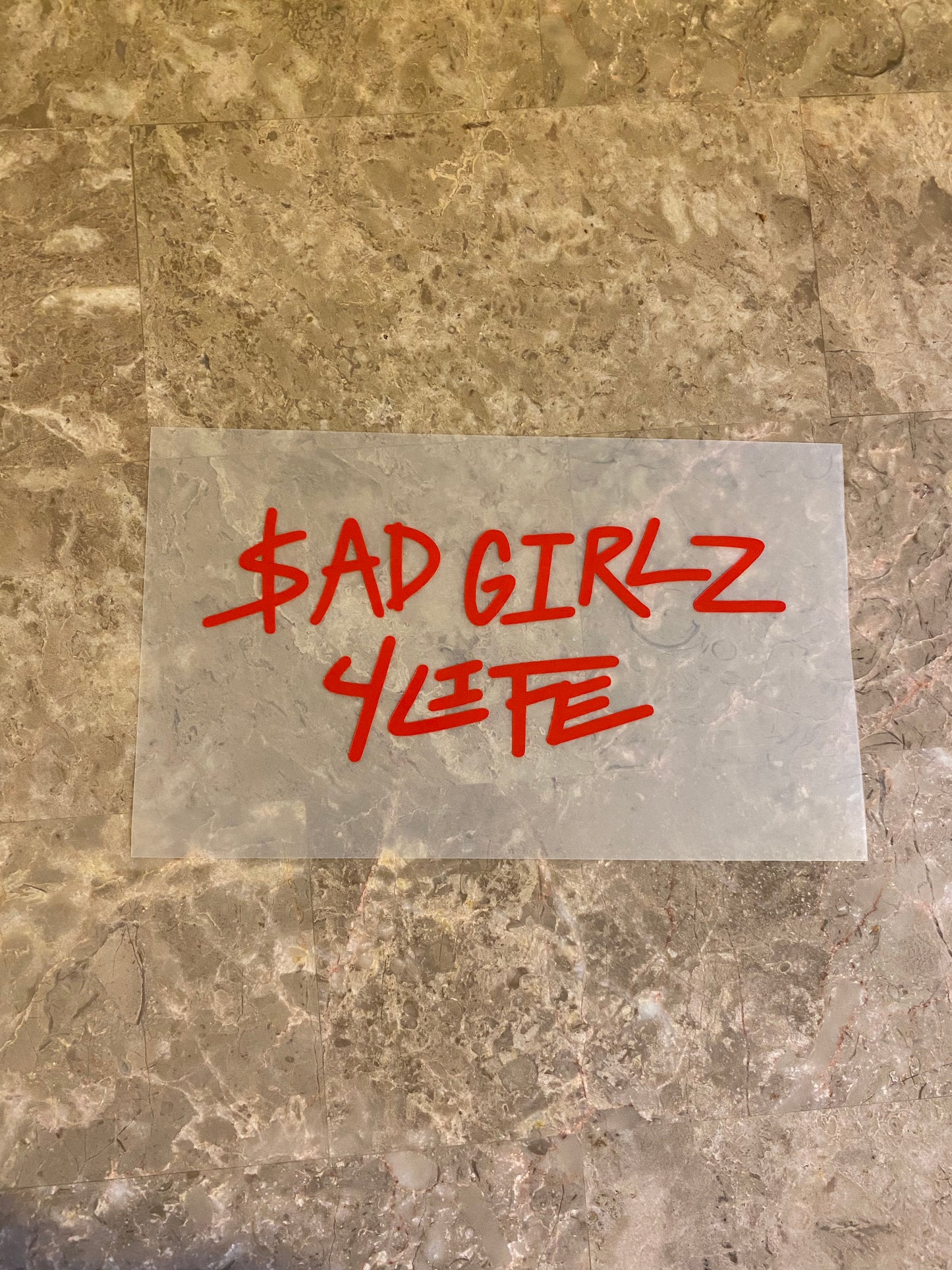 Decal  Sad Boyz/Sad Girlz